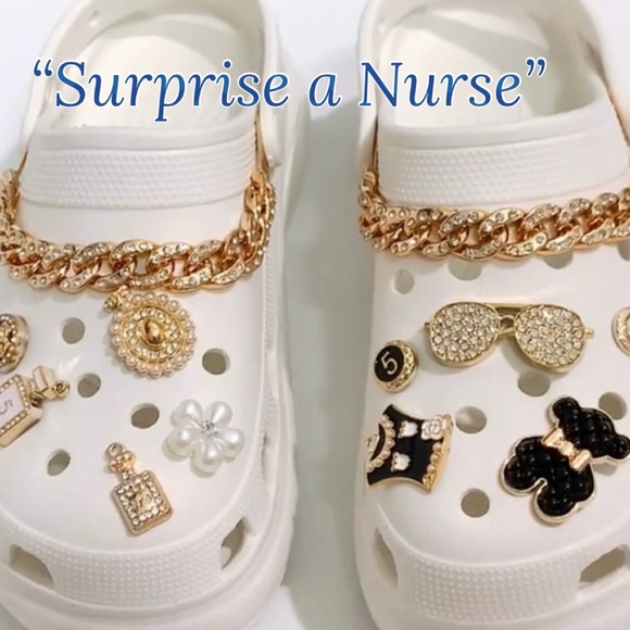 Other - (10)Designer Inspired Croc Pendants